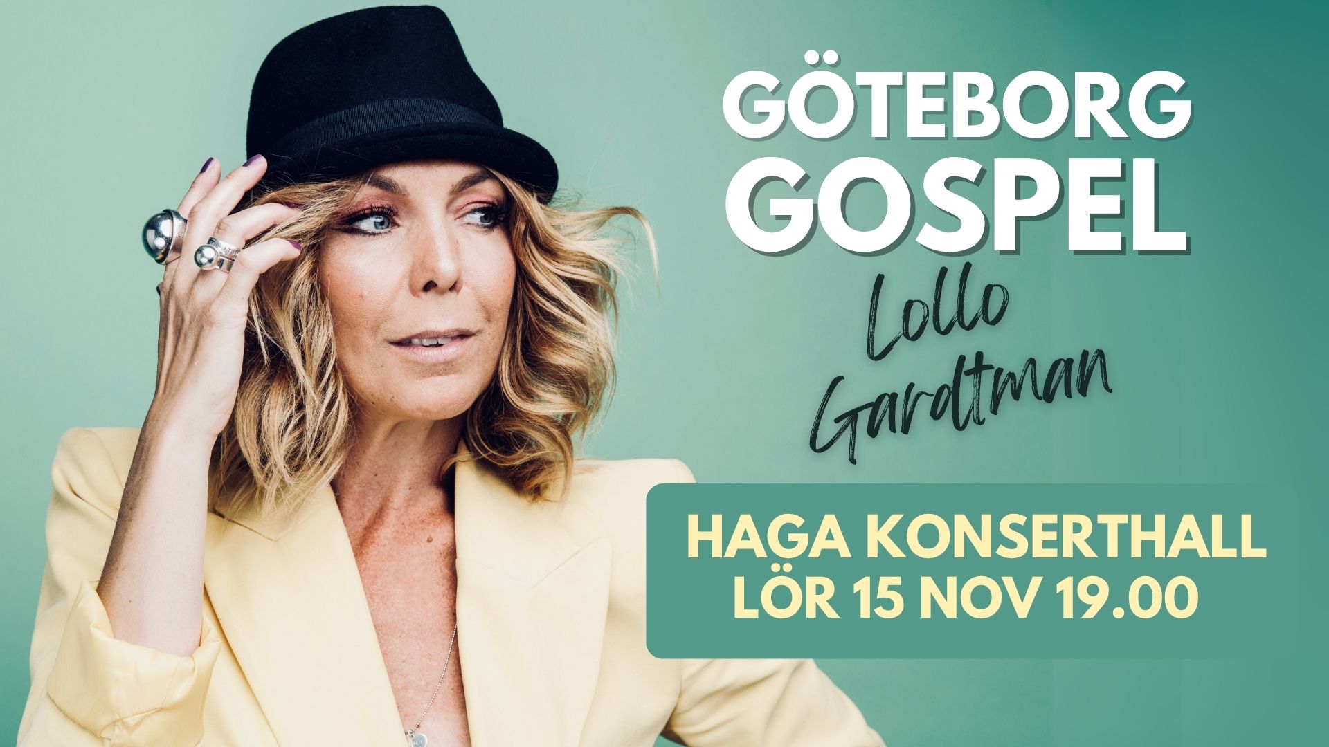 Göteborg Gospel och John Lundvik konsert lördag 5 april 2025